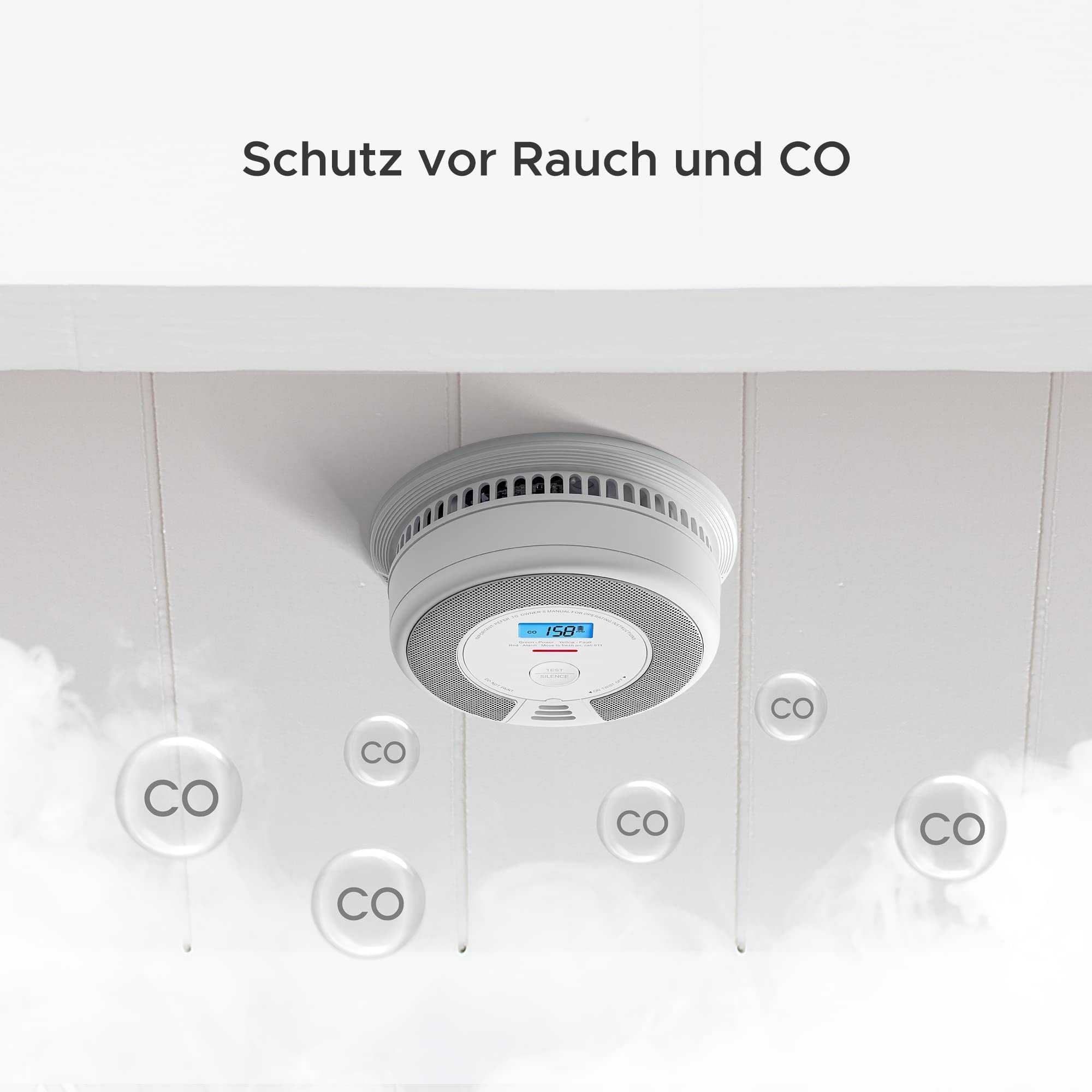 X-Sense SC07-W Drahtlose Verbundene Kombinierte Rauch- und Kohlenmonoxid-Melder - Maximale Sicherheit und Konnektivität für Ihr Zuhause Mesch Shop X-Sense SC07-W Drahtlose Verbundene Kombinierte Rauch- und Kohlenmonoxid-Melder - Maximale Sicherheit und Konnektivität für Ihr Zuhause Mesch Shop